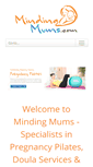 Mobile Screenshot of mindingmums.com